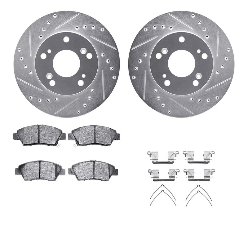Dynamite Friction 7512-59038 Disc Brake Kit - Front
