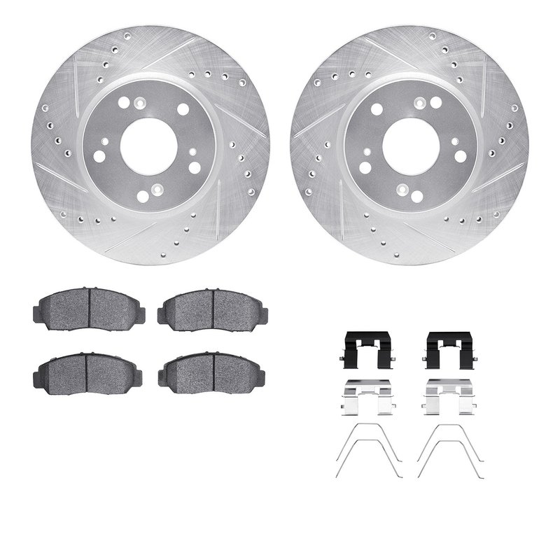 Dynamite Friction 7512-59048 Disc Brake Kit - Front