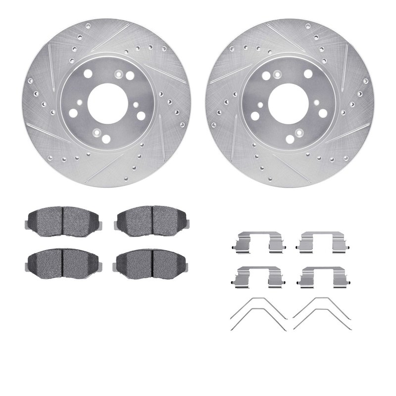 Dynamite Friction 7512-59065 Disc Brake Kit - Front
