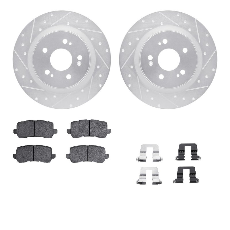 Dynamite Friction 7512-59121 Disc Brake Kit - Rear