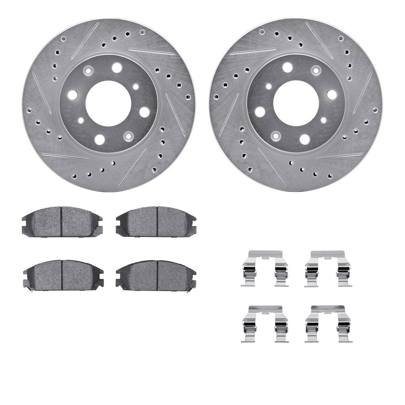 Dynamite Friction 7512-59162 Disc Brake Kit - Front