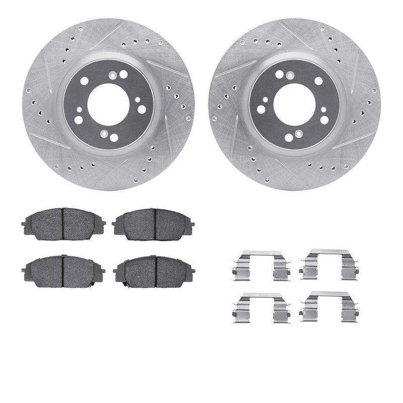 Dynamite Friction 7512-59247 Disc Brake Kit - Front