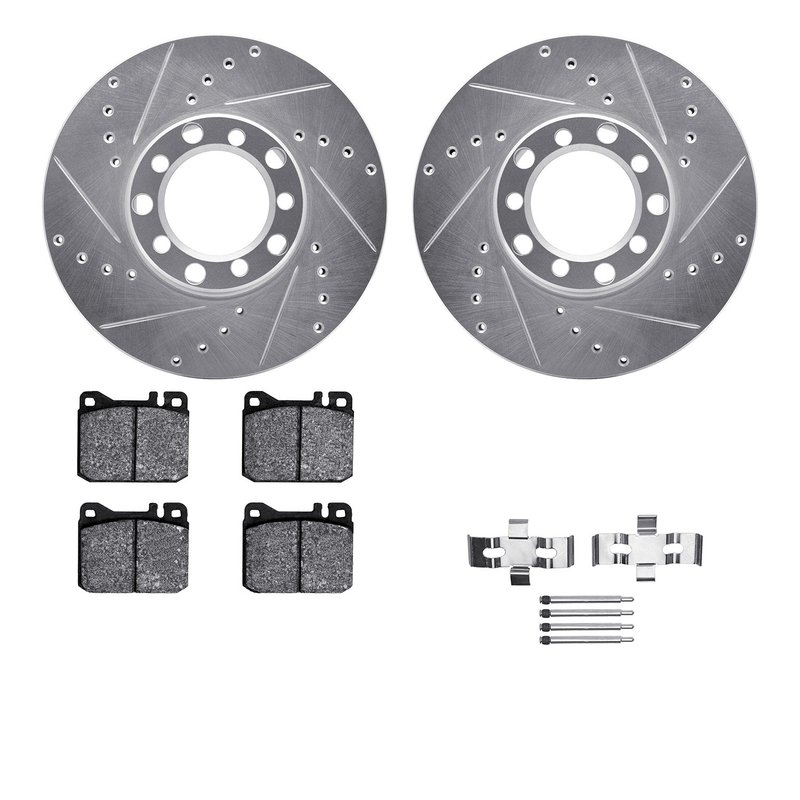 Dynamite Friction 7512-63018 Disc Brake Kit - Front