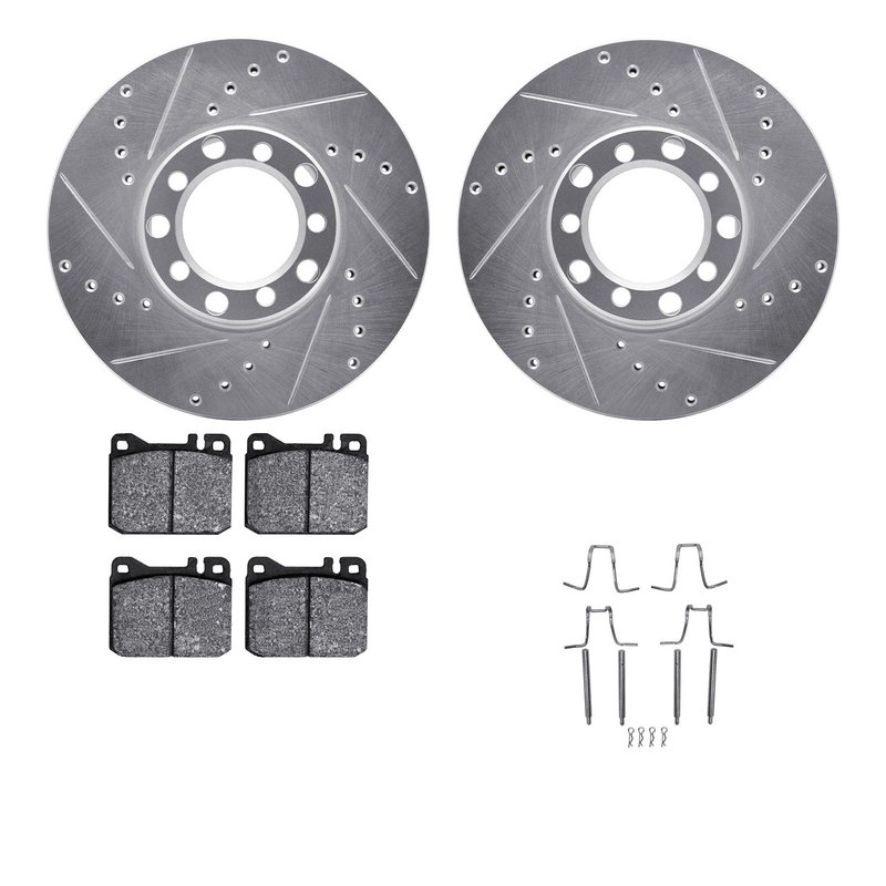 Dynamic Friction 7512-63020 Disc Brake Kit - Front
