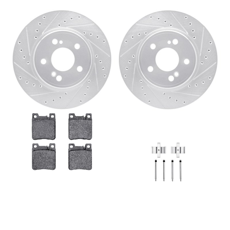 Dynamite Friction 7512-63038 Disc Brake Kit - Rear