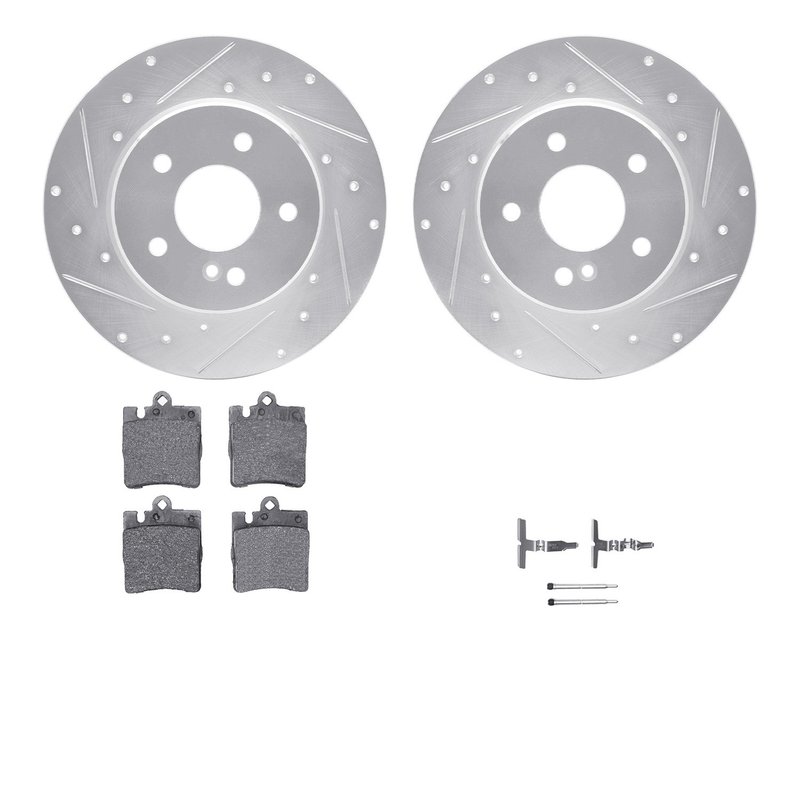 Dynamite Friction 7512-63040 Disc Brake Kit - Rear