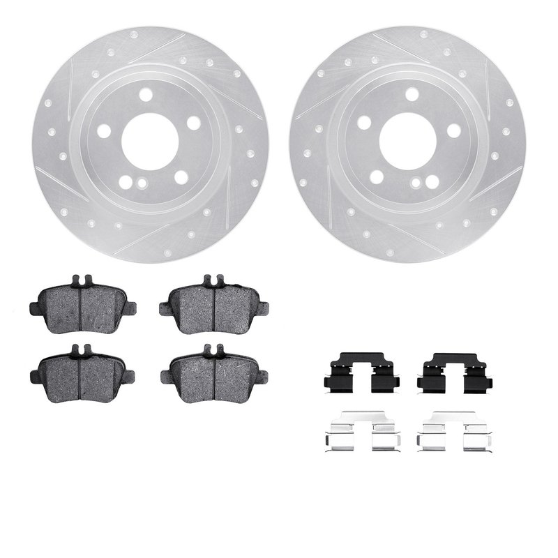 Dynamite Friction 7512-63063 Disc Brake Kit - Rear