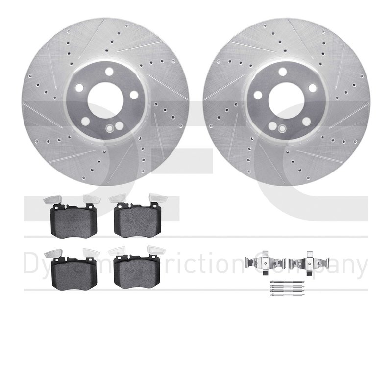 Dynamic Friction 7512-63071 Disc Brake Kit - Front