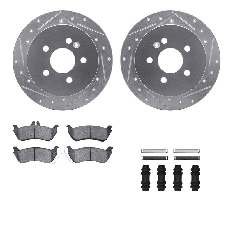 Dynamite Friction 7512-63084 Disc Brake Kit - Rear