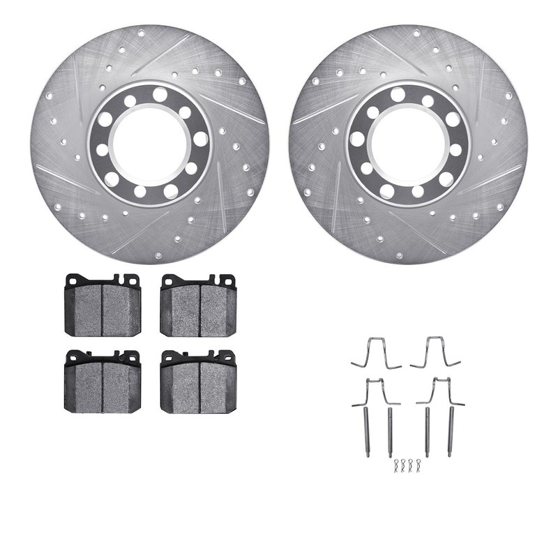 Dynamite Friction 7512-63170 Disc Brake Kit - Front