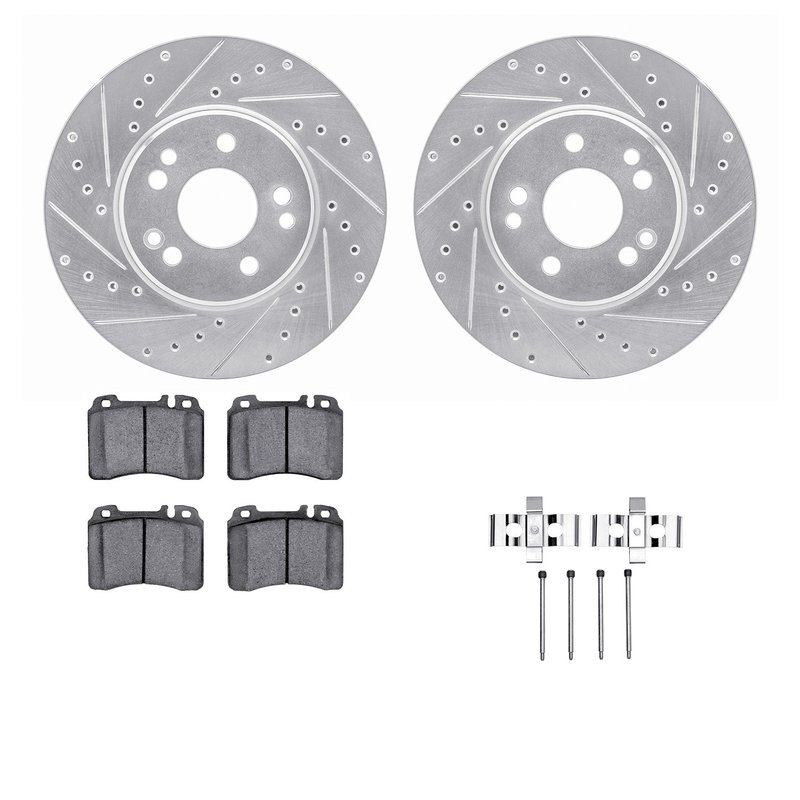Dynamic Friction 7512-63245 Disc Brake Kit - Front