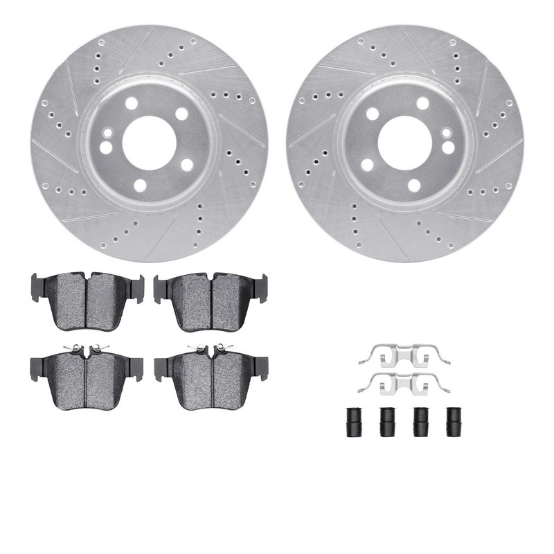 Dynamite Friction 7512-63546 Disc Brake Kit - Rear