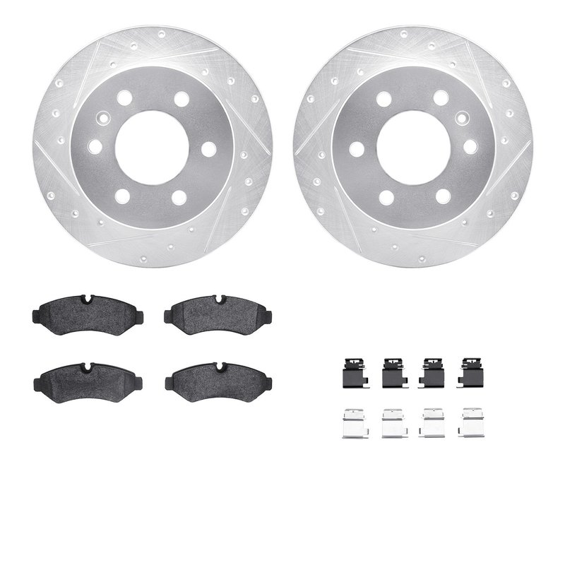Dynamic Friction 7512-63581 Disc Brake Kit - Rear