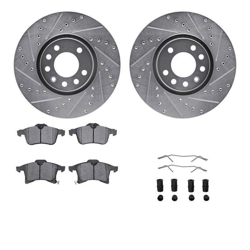 Dynamite Friction 7512-65010 Disc Brake Kit - Front