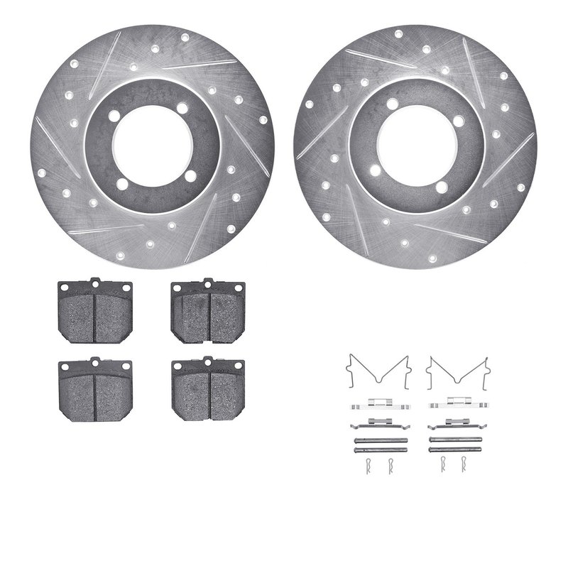 Dynamite Friction 7512-67004 Disc Brake Kit - Front