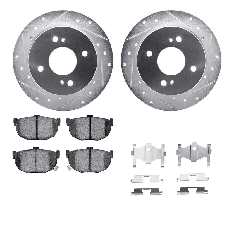 Dynamite Friction 7512-67012 Disc Brake Kit - Rear
