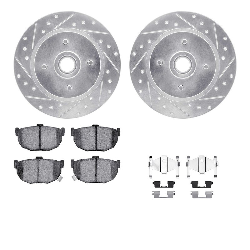 Dynamite Friction 7512-67018 Disc Brake Kit - Rear
