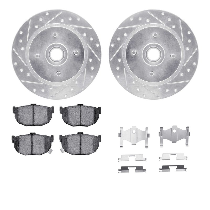 Dynamite Friction 7512-67019 Disc Brake Kit - Rear