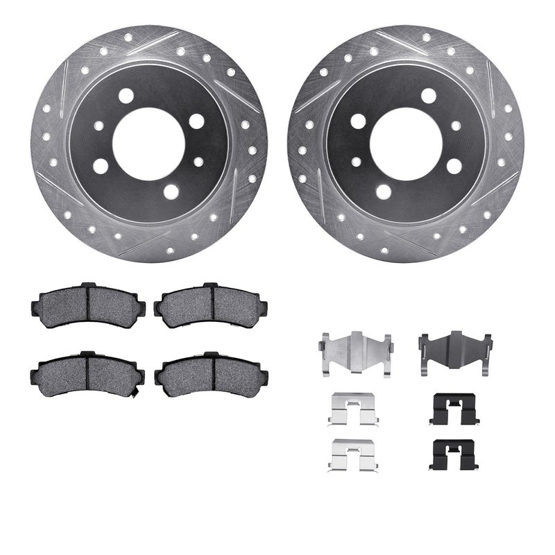 Dynamite Friction 7512-67040 Disc Brake Kit - Rear