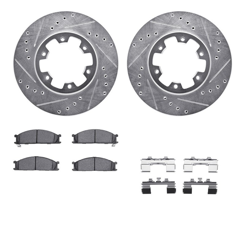 Dynamic Friction 7512-67050 Disc Brake Kit - Front