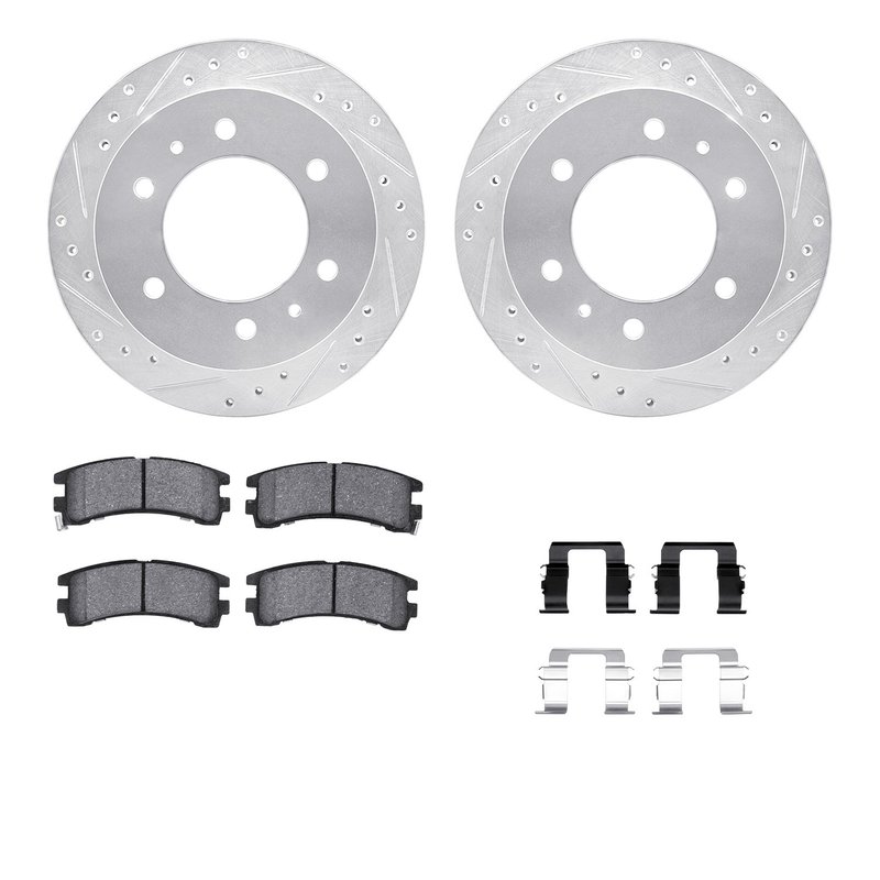 Dynamite Friction 7512-67055 Disc Brake Kit - Rear