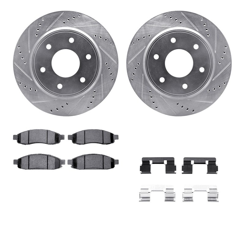 Dynamite Friction 7512-67113 Disc Brake Kit - Front