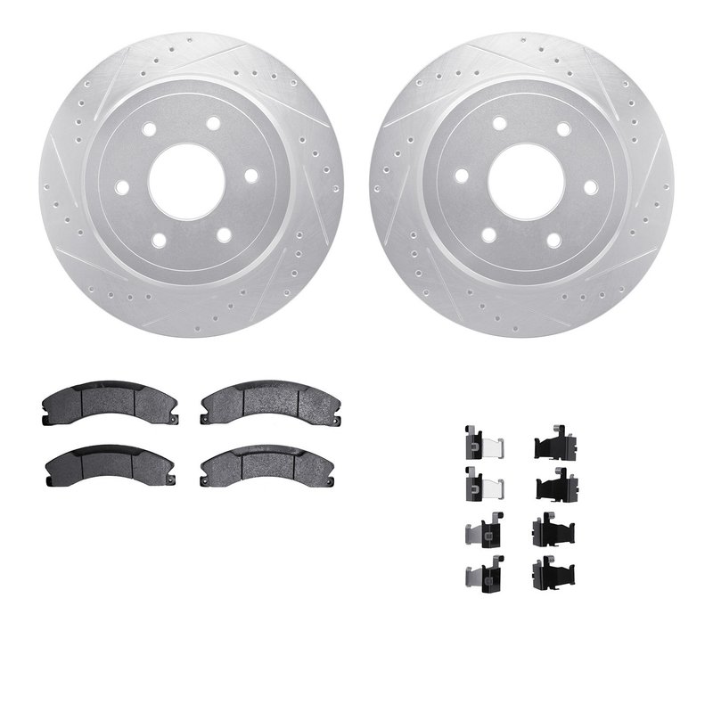 Dynamite Friction 7512-67123 Disc Brake Kit - Rear