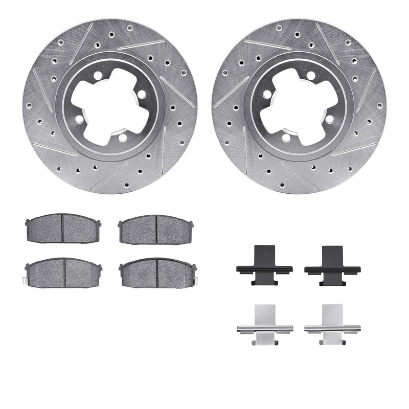 Dynamic Friction 7512-67136 Disc Brake Kit - Front