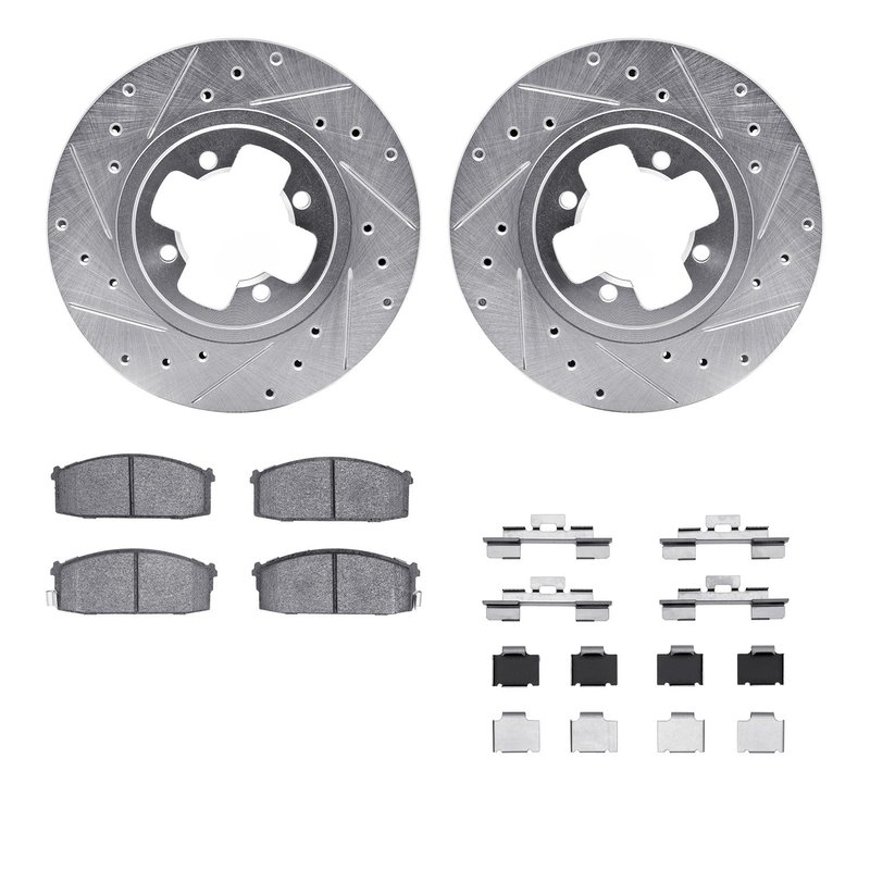 Dynamic Friction 7512-67139 Disc Brake Kit - Front