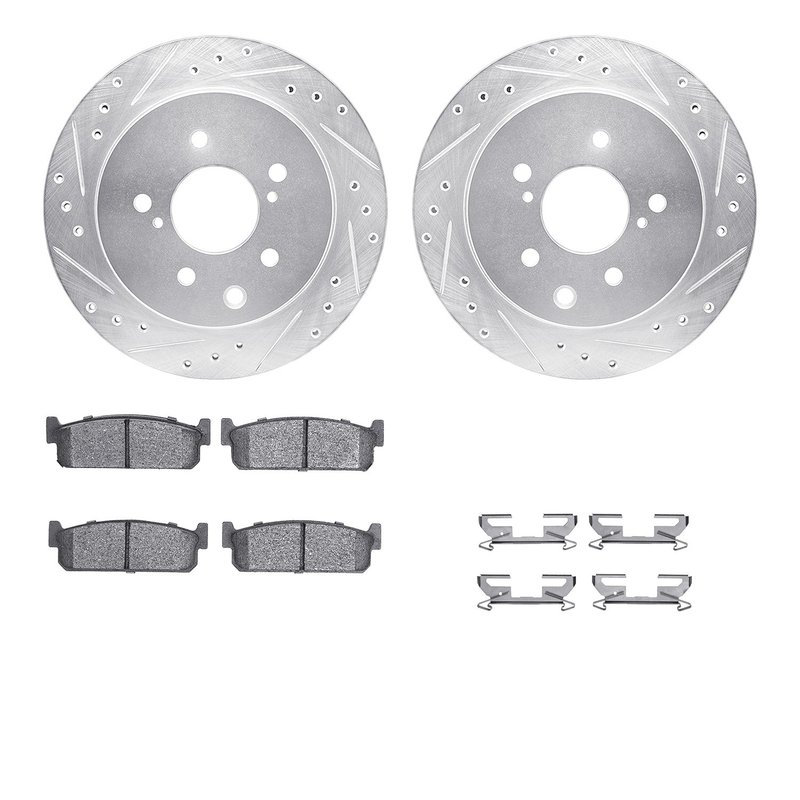 Dynamite Friction 7512-68003 Disc Brake Kit - Rear