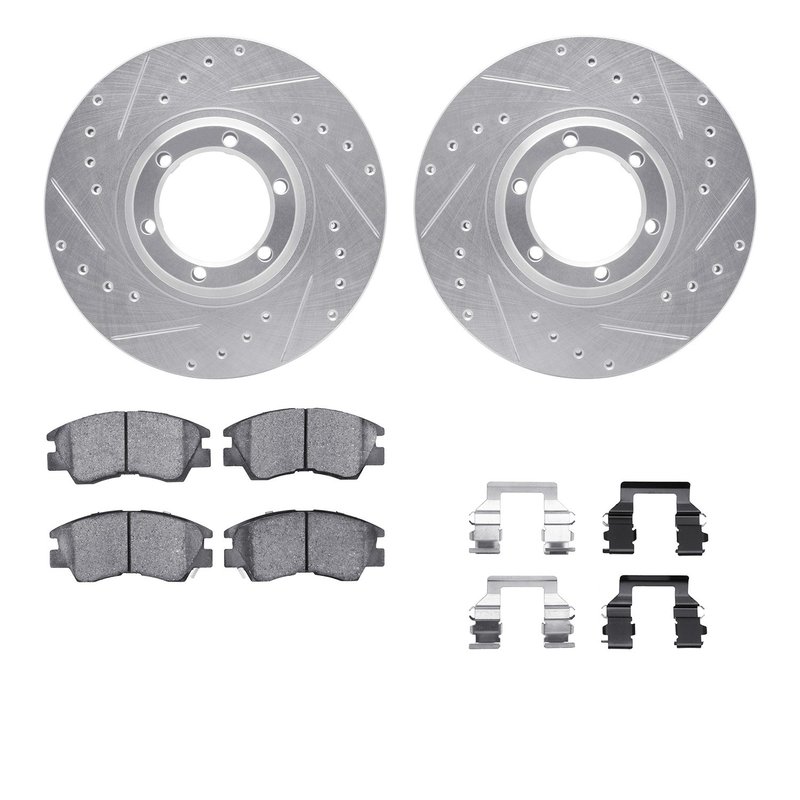Dynamite Friction 7512-72026 Disc Brake Kit - Front