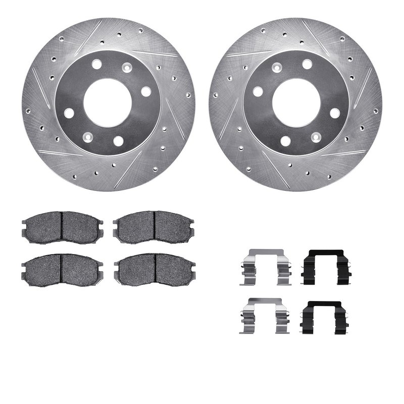 Dynamic Friction 7512-72034 Disc Brake Kit - Front