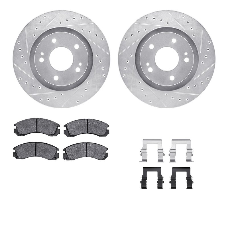 Dynamite Friction 7512-72045 Disc Brake Kit - Front