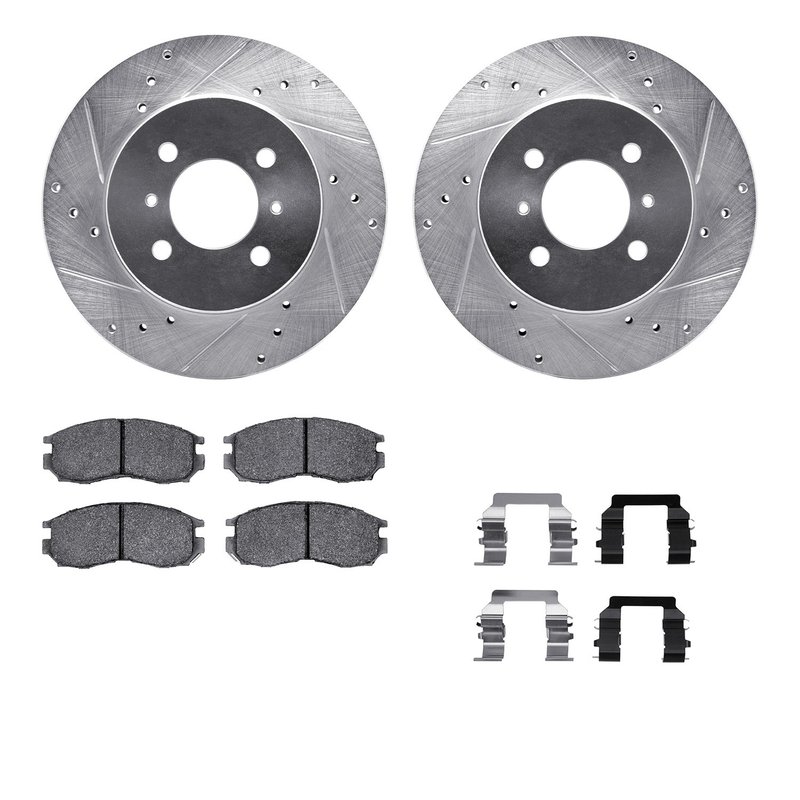 Dynamic Friction 7512-72054 Disc Brake Kit - Front