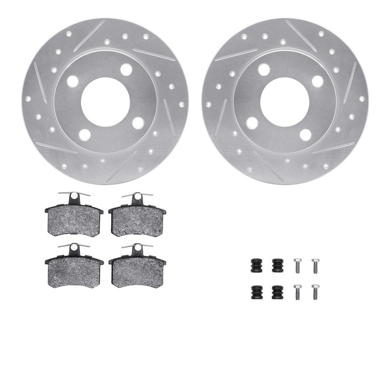 Dynamite Friction 7512-73009 Disc Brake Kit - Rear