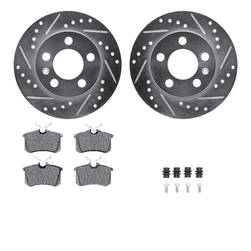 Dynamite Friction 7512-73035 Disc Brake Kit - Rear