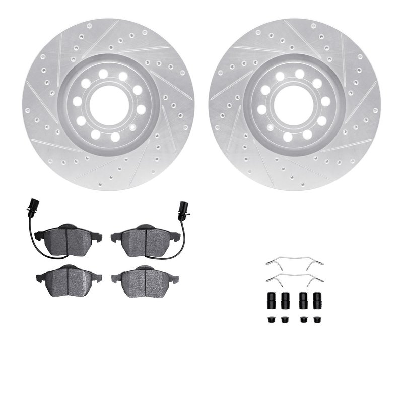 Dynamite Friction 7512-73055 Disc Brake Kit - Front