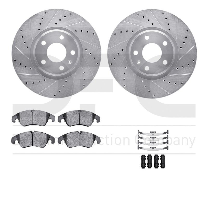 Dynamite Friction 7512-73066 Disc Brake Kit - Front