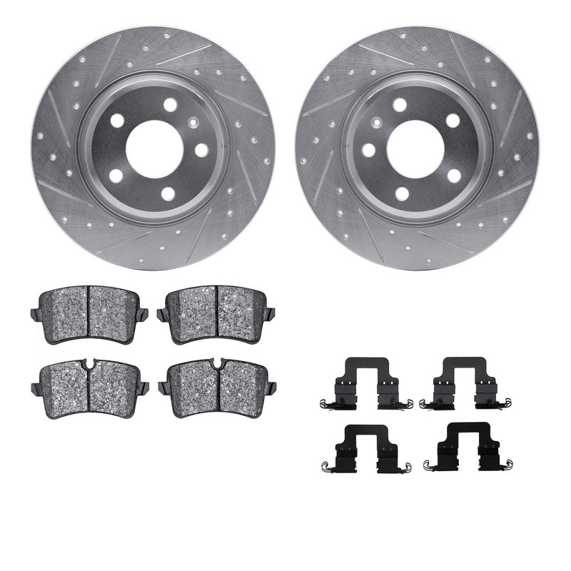 Dynamic Friction 7512-73076 Disc Brake Kit - Rear