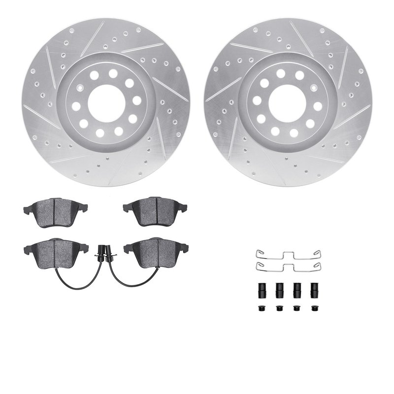 Dynamite Friction 7512-73232 Disc Brake Kit - Front