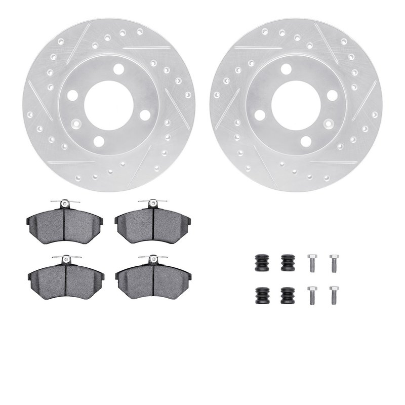 Dynamite Friction 7512-74003 Disc Brake Kit - Front