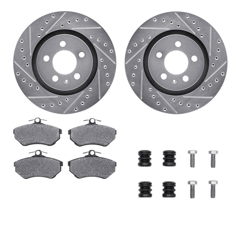 Dynamite Friction 7512-74013 Disc Brake Kit - Front