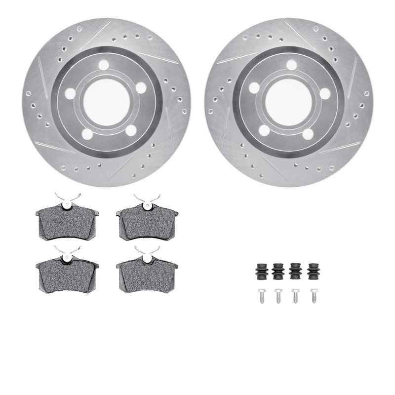 Dynamite Friction 7512-74050 Disc Brake Kit - Rear