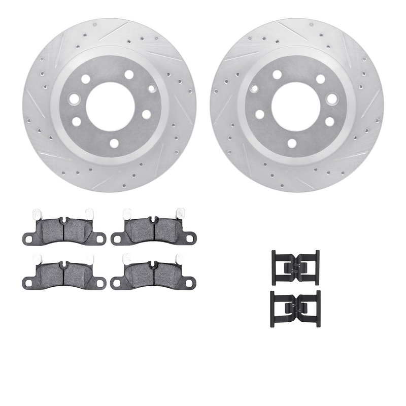 Dynamite Friction 7512-74404 Disc Brake Kit - Rear