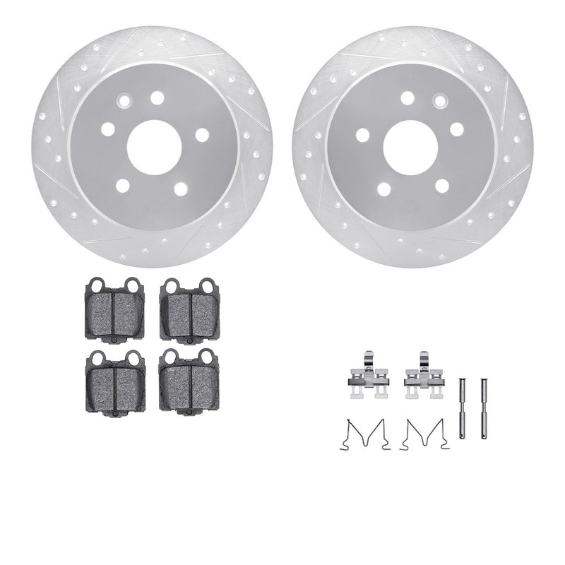 Dynamite Friction 7512-75010 Disc Brake Kit - Rear