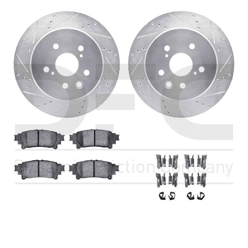 Dynamite Friction 7512-75032 Disc Brake Kit - Rear