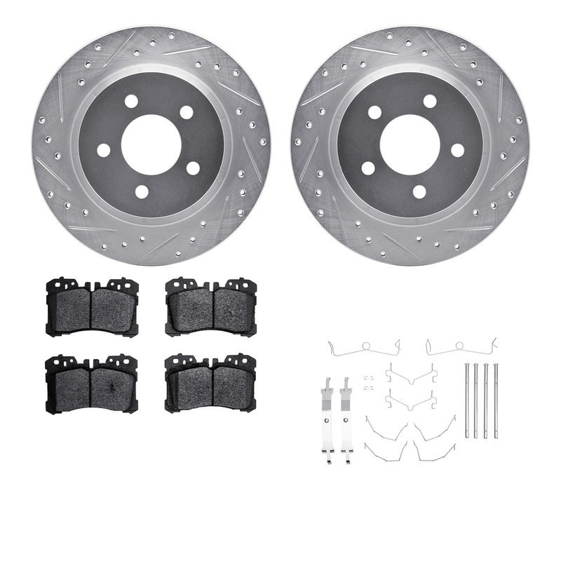 Dynamite Friction 7512-75096 Disc Brake Kit - Front