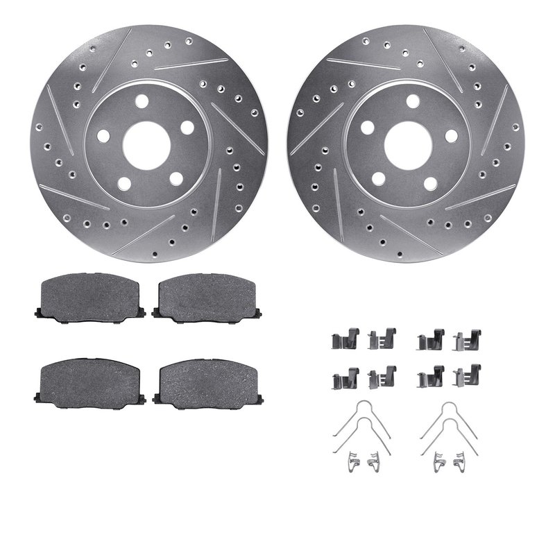 Dynamite Friction 7512-76037 Disc Brake Kit - Front