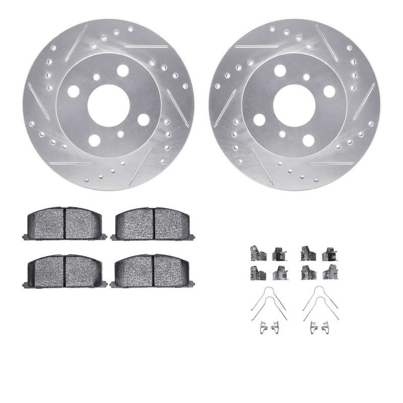 Dynamite Friction 7512-76044 Disc Brake Kit - Front