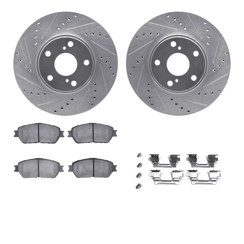 Dynamite Friction 7512-76061 Disc Brake Kit - Front